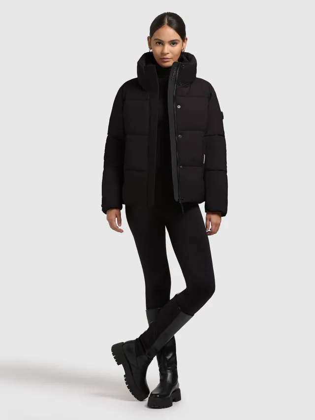 khujo-jacke-rinja2-matt-black-damen-steppjacke image 1