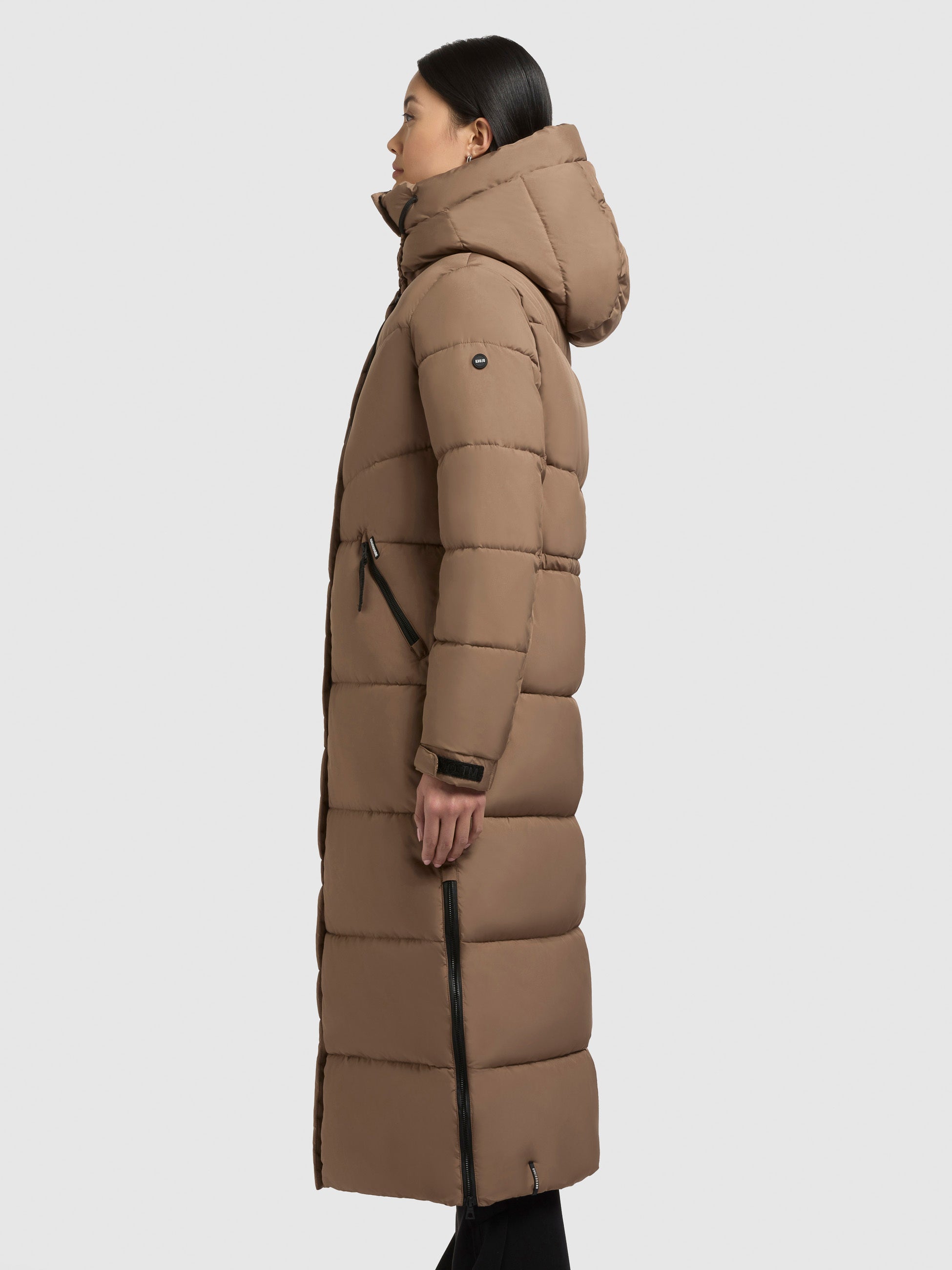 khujo-steppmantel-shimanta5-rust-brown-damen-wadenlang-winter image 5