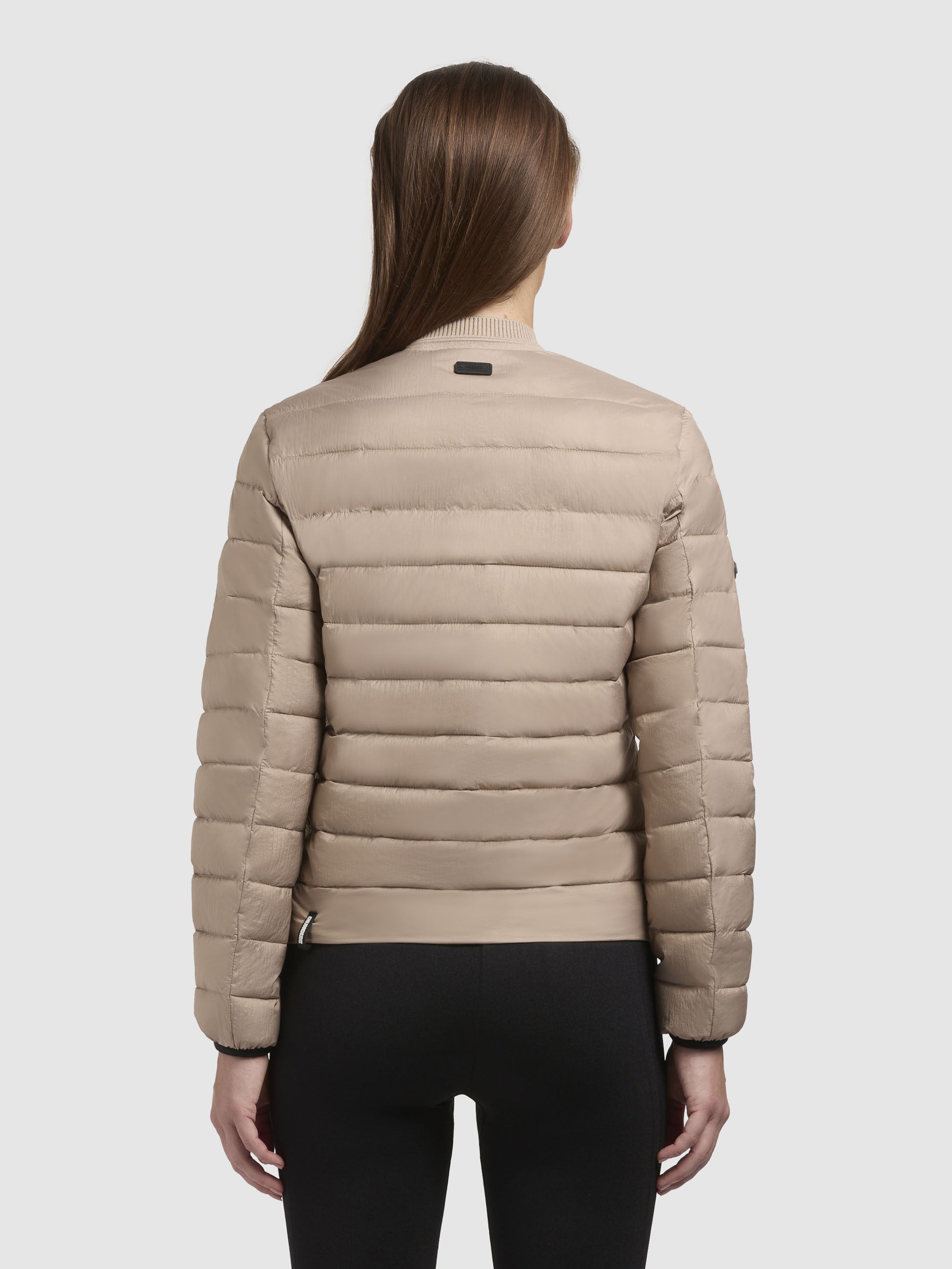 khujo-jacke-aude-h-ftlange-steppjacke-beige-mit-crinkle-optik image 3