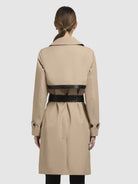 khujo-mantel-erine-sand-trenchcoat-damen-kurz image 3