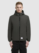 khujo-hamza-damen-jacke-dunkelgr-n-regular-fit-kapuzenjacke image 4