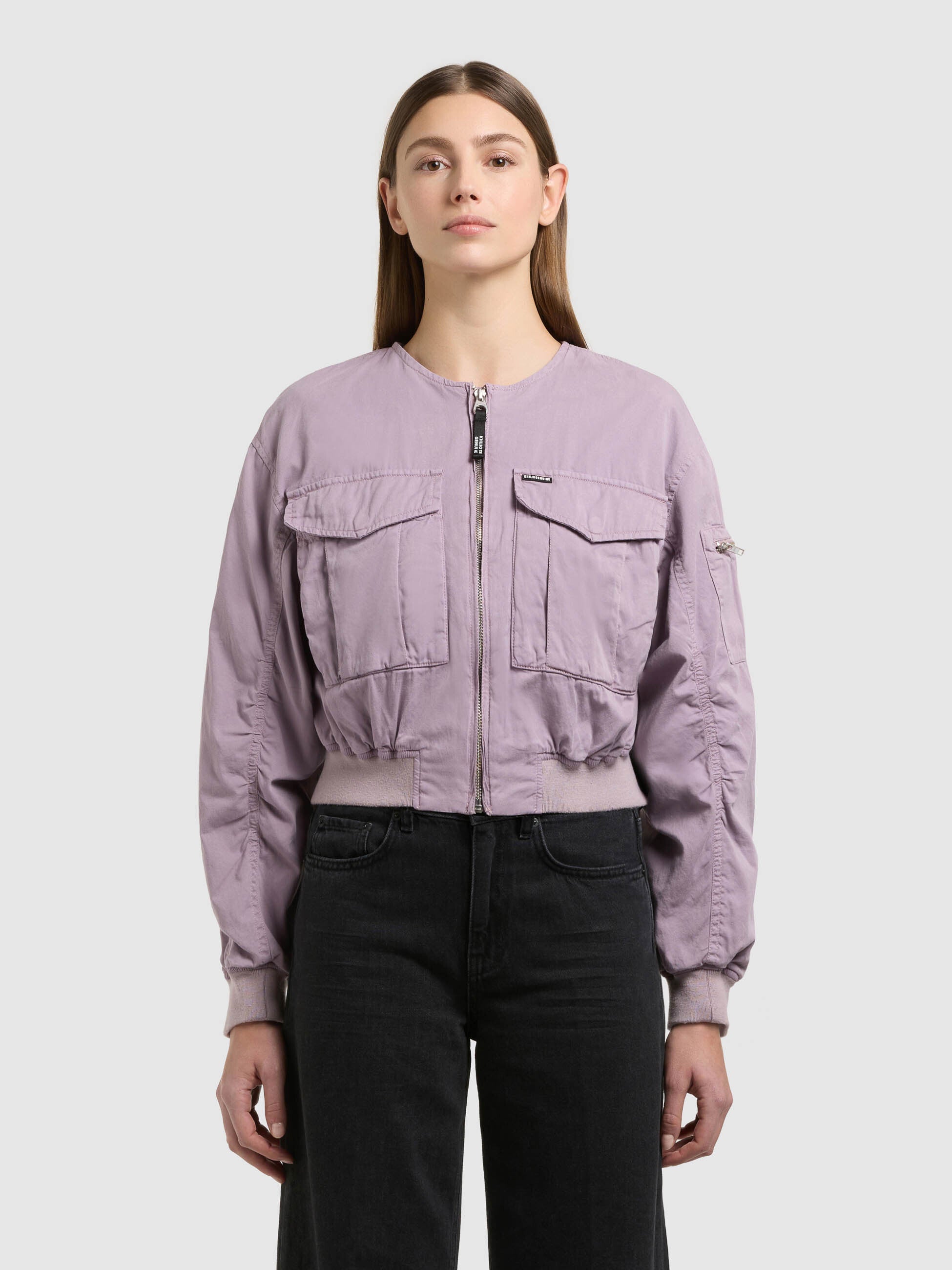 khujo-romy-damen-blousonjacke-violet image 4