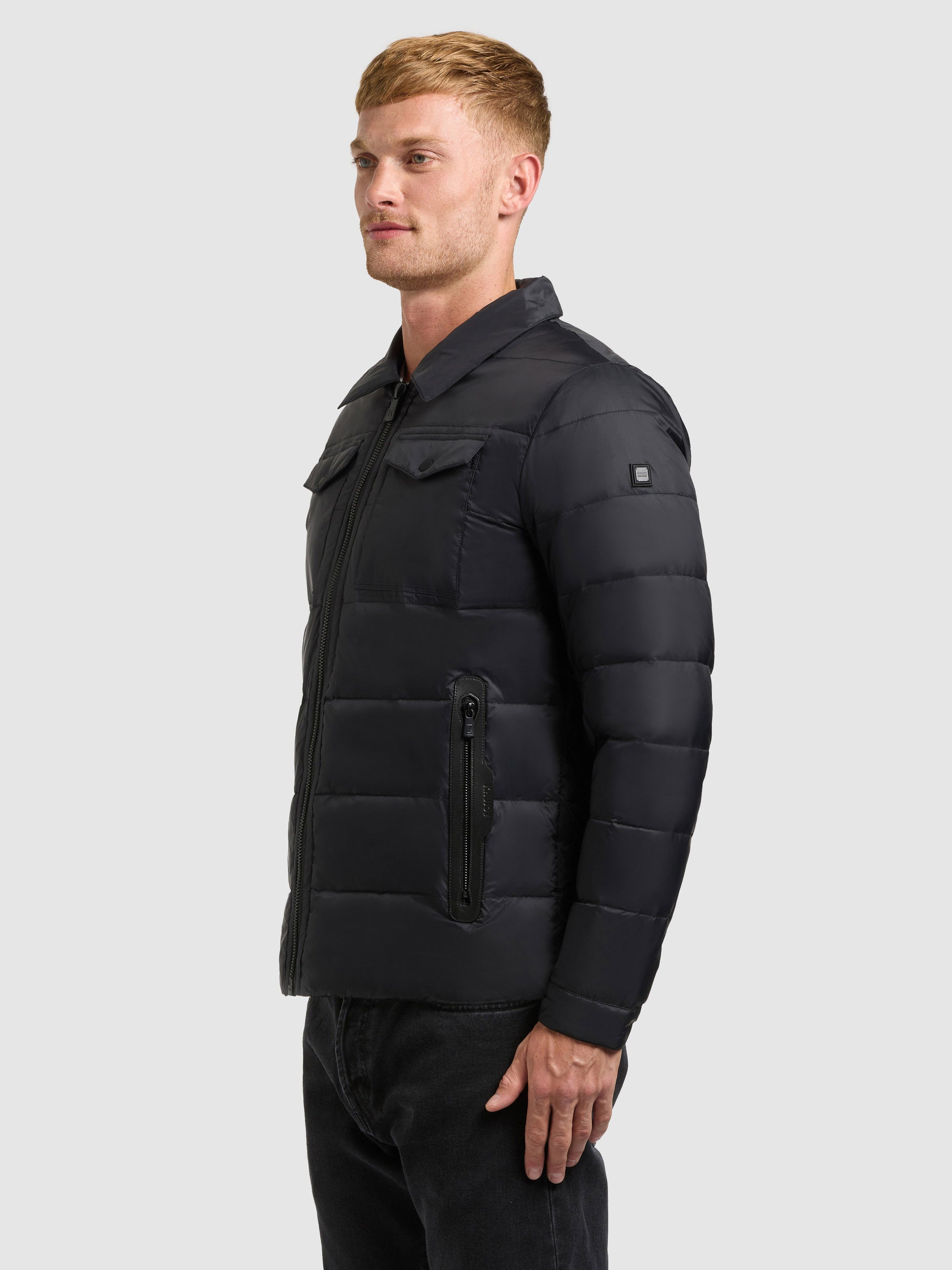 khujo-jacke-calzone-black-herren-steppjacke-leicht-wattiert image 5