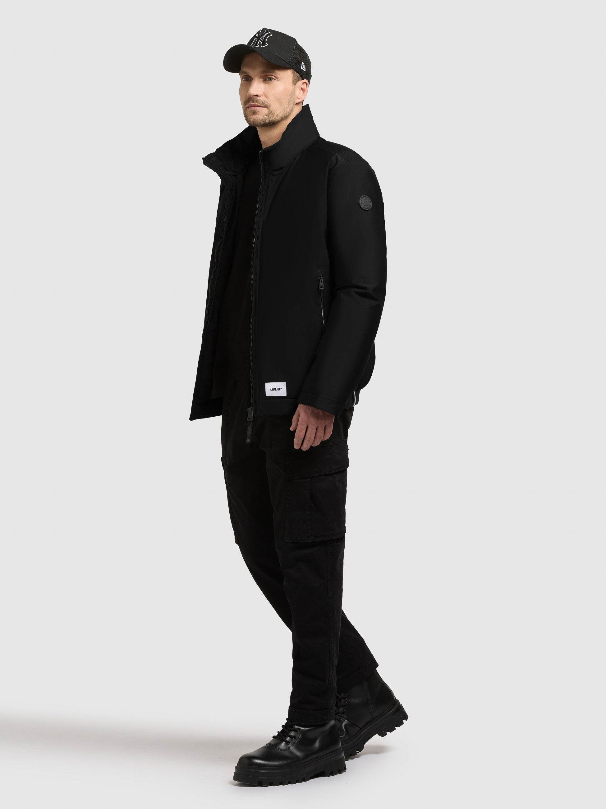 khujo-jacke-huey-black-h-ftlange-damen-blousonjacke-mit-teddyfleece image 6