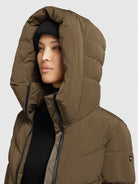 khujo-coat-darka-steppmantel-brown-regular-fit-mit-kapuze image 7