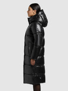 khujo-rachel2-shiny-mantel-damen-black-gl-nzend-wasserabweisend image 5