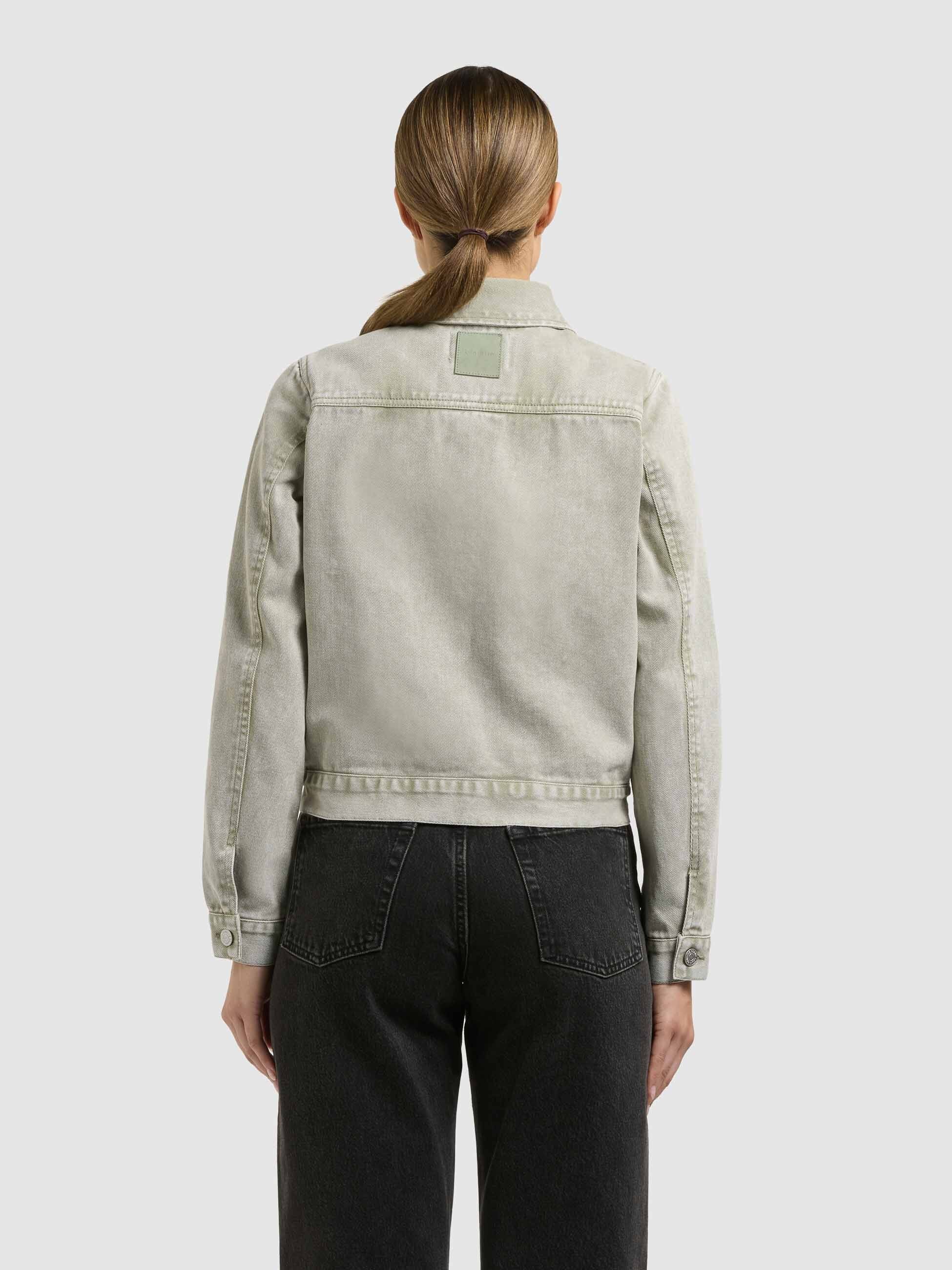 khujo-renia-damen-jeansjacke-seagreen image 3