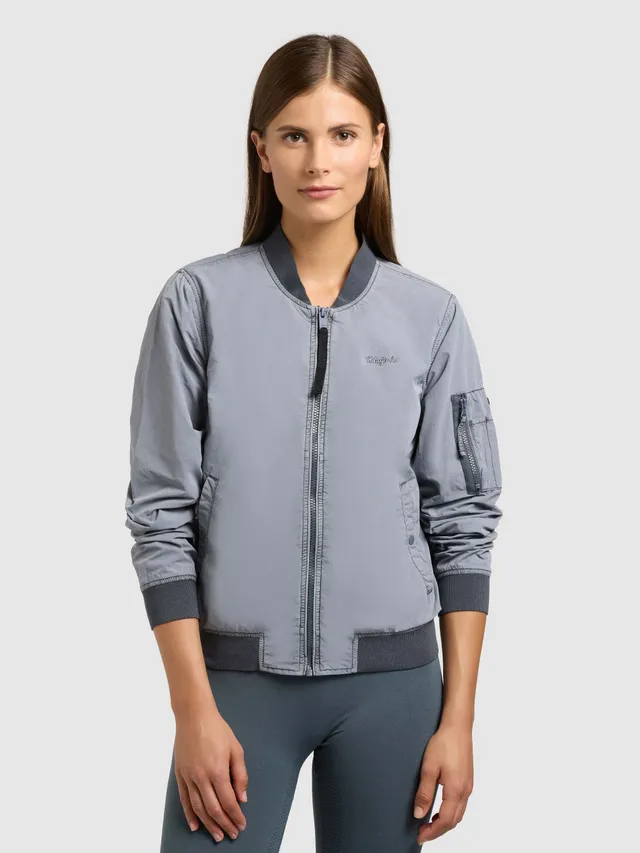 khujo-jacke-denz-misty-blue-ungef-tterte-bomberjacke-blouson image 1