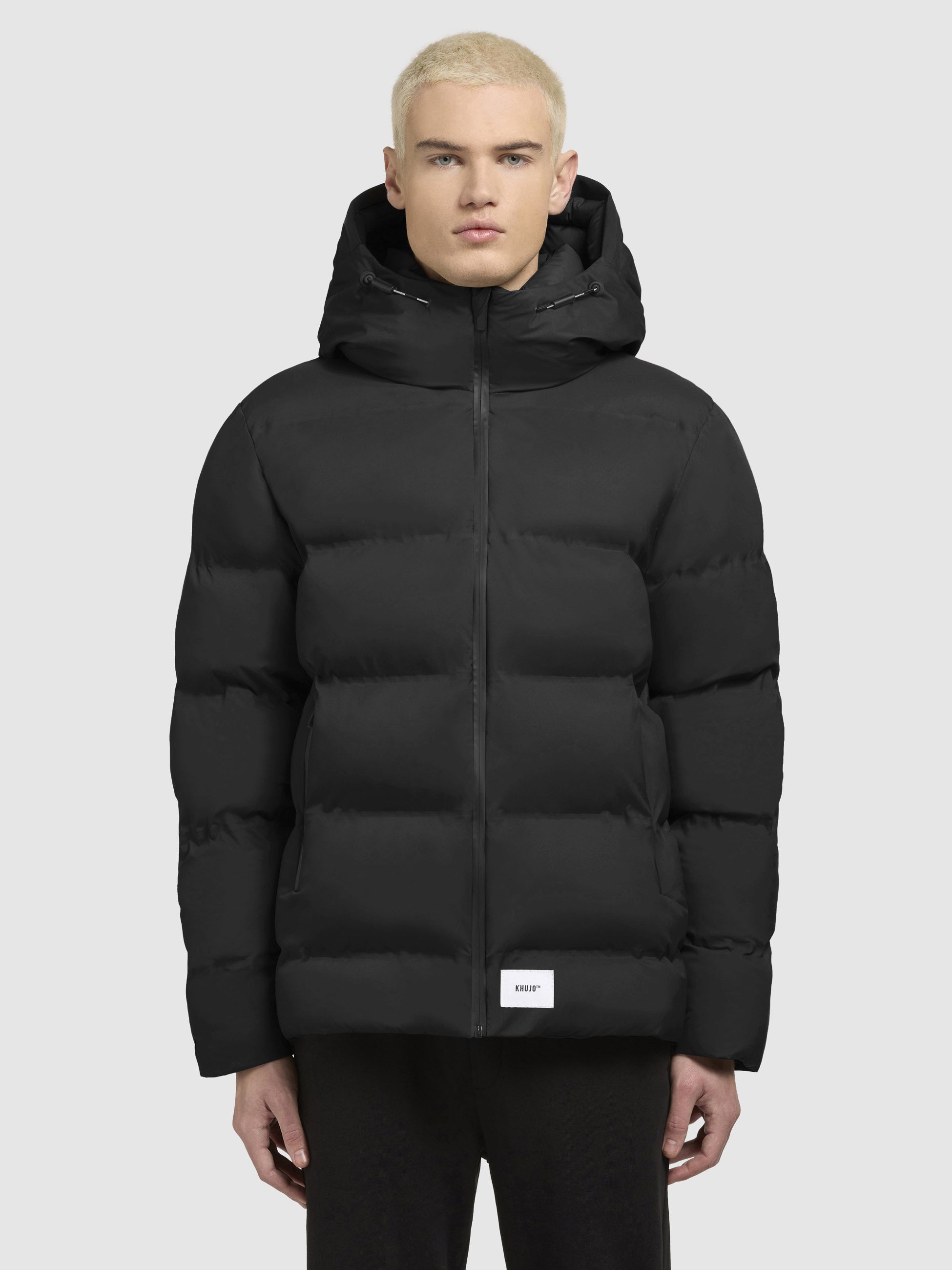 khujo-jacke-silas2-schwarz-herren-steppjacke-warm-wattiert image 4