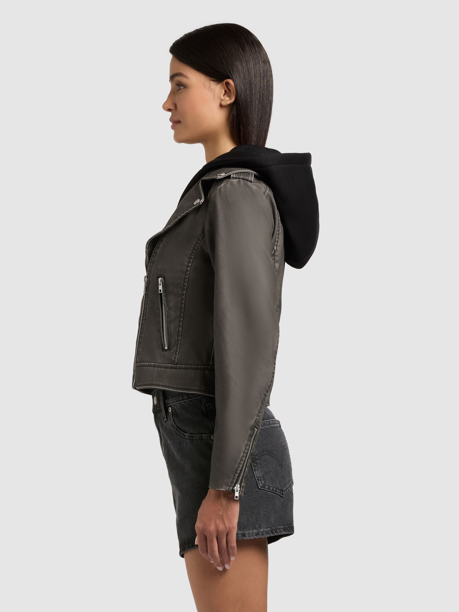khujo-jacke-yael-2in1-vintage-black-damen-bikerjacke-kunstleder-mit-einsatz image 5