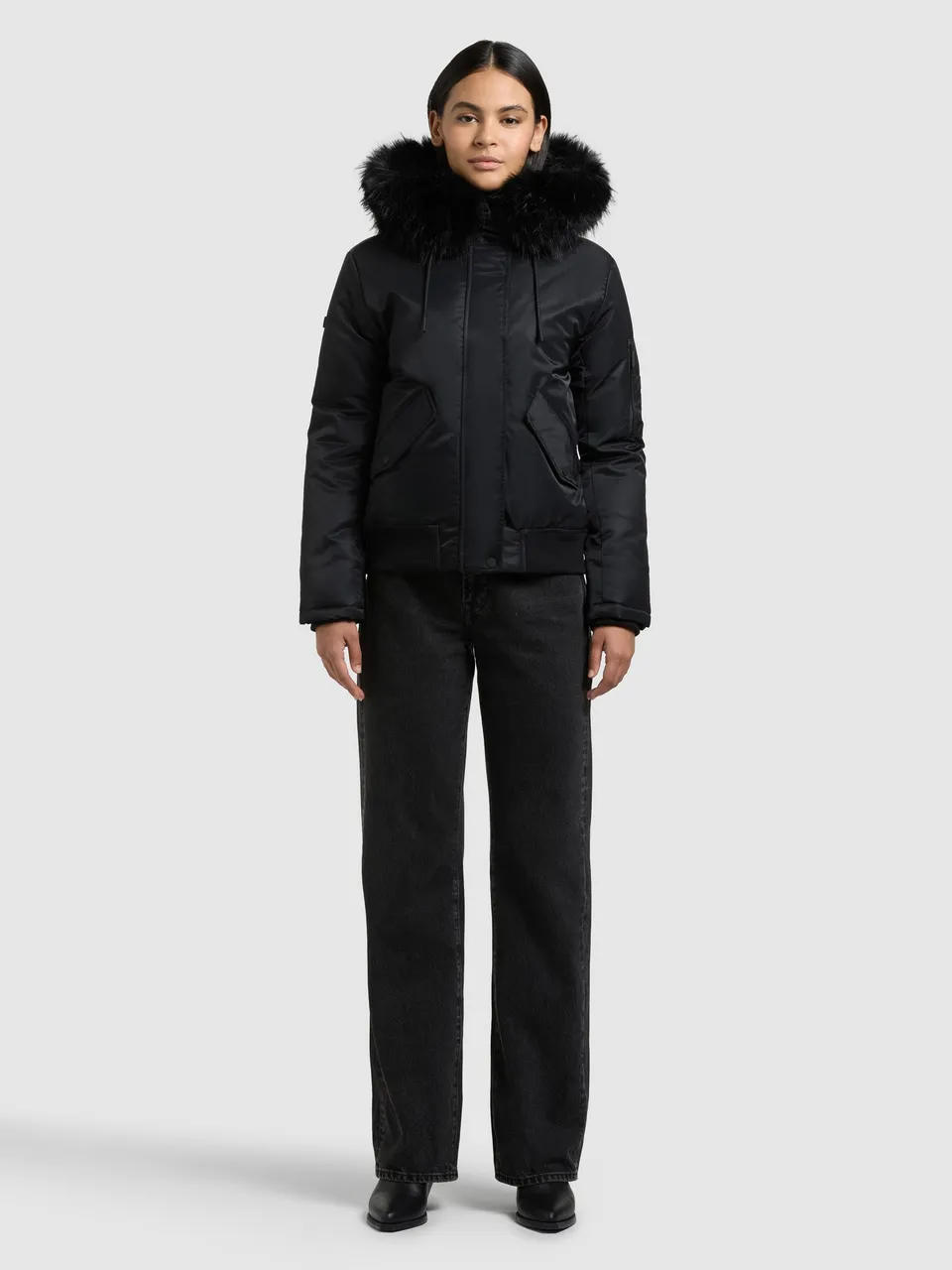khujo-tyla-jacke-black-bomberjacke-gl-nzend image 1