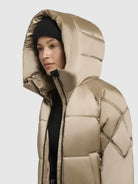 khujo-jacket-isett-sand-damen-steppjacke-gl-nzend-mit-rucksacktr-gern image 7