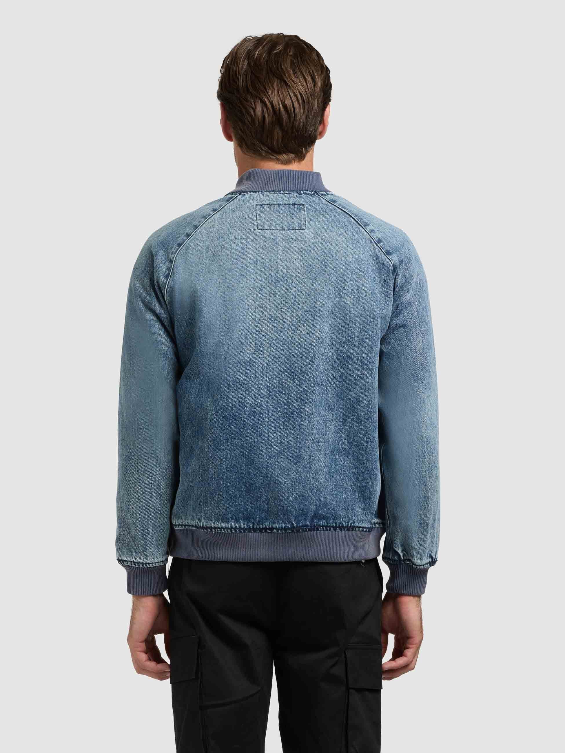 khujo-jacke-cahill-medium-blue-herren-jeansjacke-blouson-aus-denim image 3