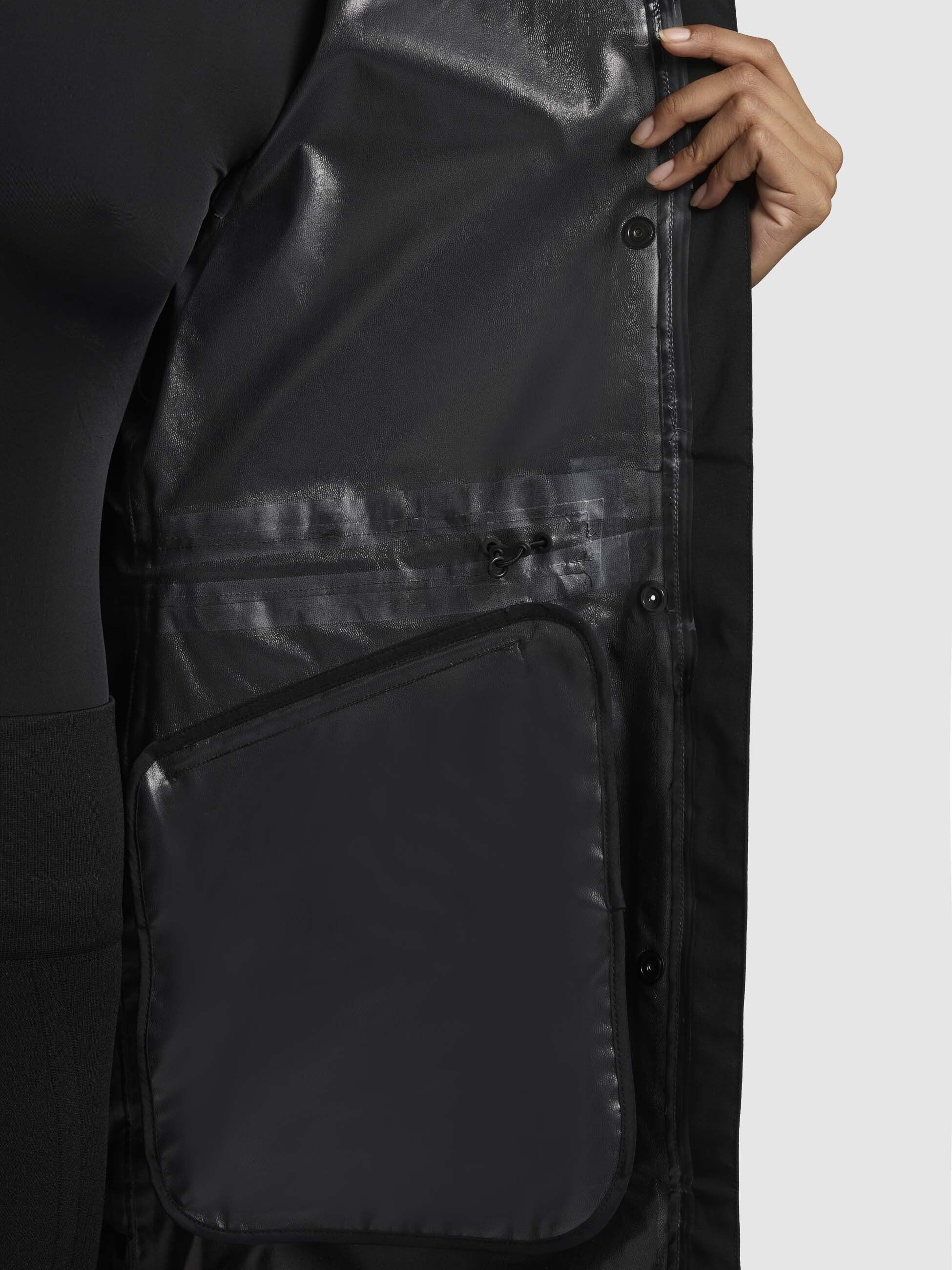 khujo-mantel-namara-schwarz-kurzmantel-regular-fit-mit-kapuze image 8