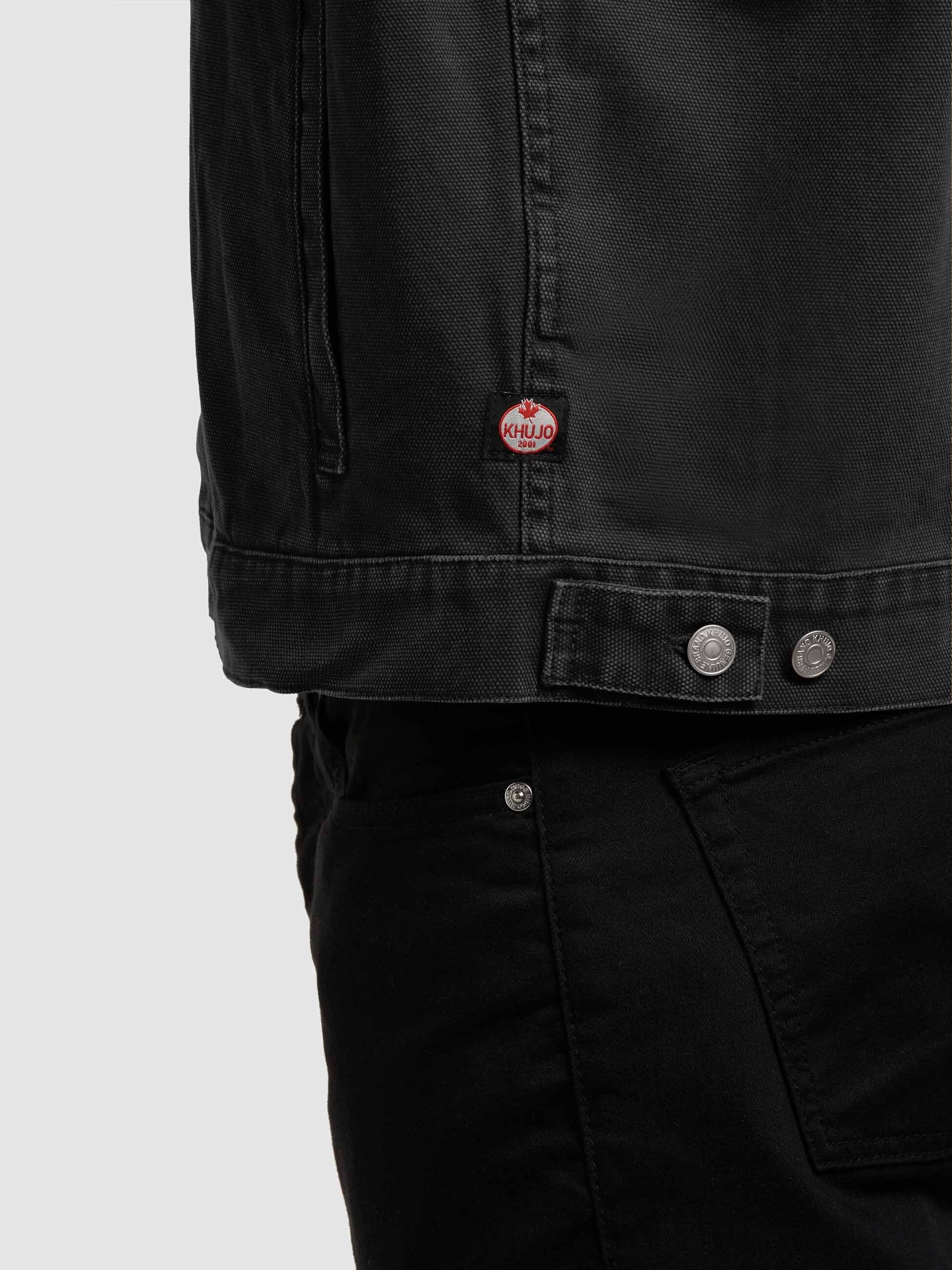 khujo-jacke-ronny-black-workwear-jacke-aus-baumwoll-canvas image 8