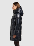 khujo-coat-haya2-shiny-midnight-blue-wasserabweisender-steppmantel-damen image 5