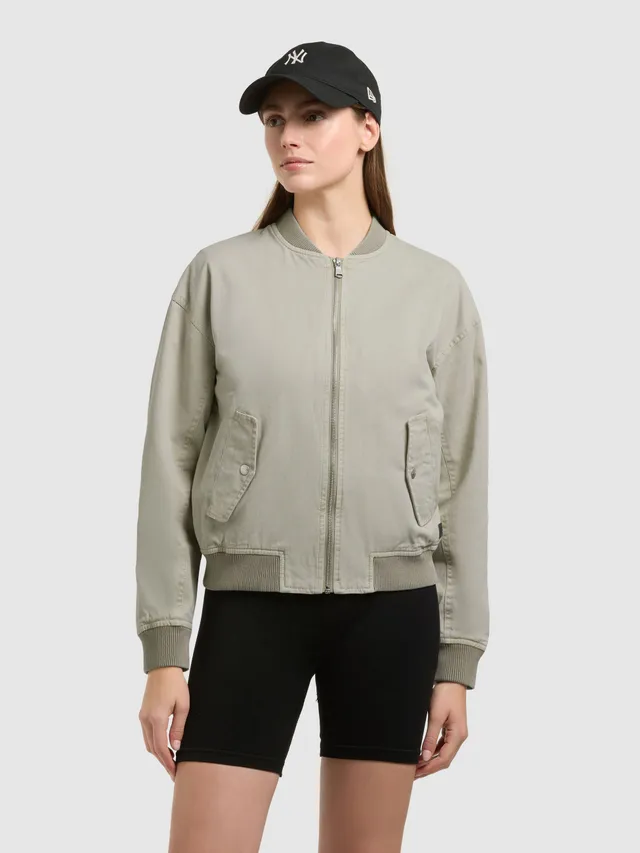 khujo-blousonjacke-inie-mint-green-damen-baumwoll-twill image 1