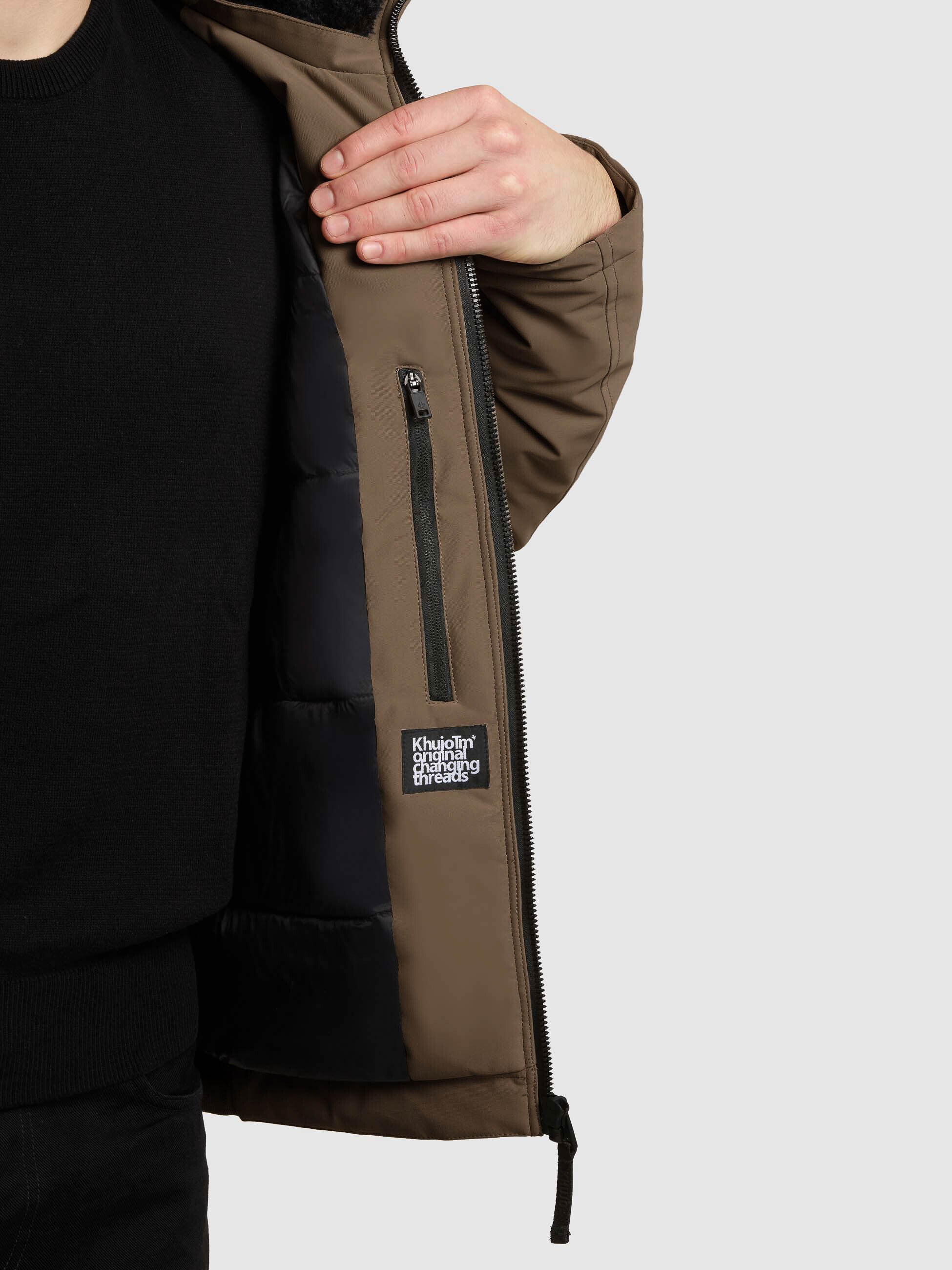 khujo-huey-blousonjacke-dull-green-stehkragen-mit-teddyfleece image 7