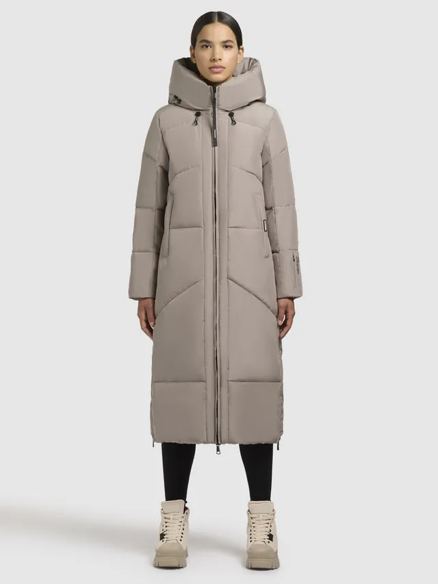 khujo-mantel-prayce-gray-beige-langer-steppmantel-f-r-damen image 1