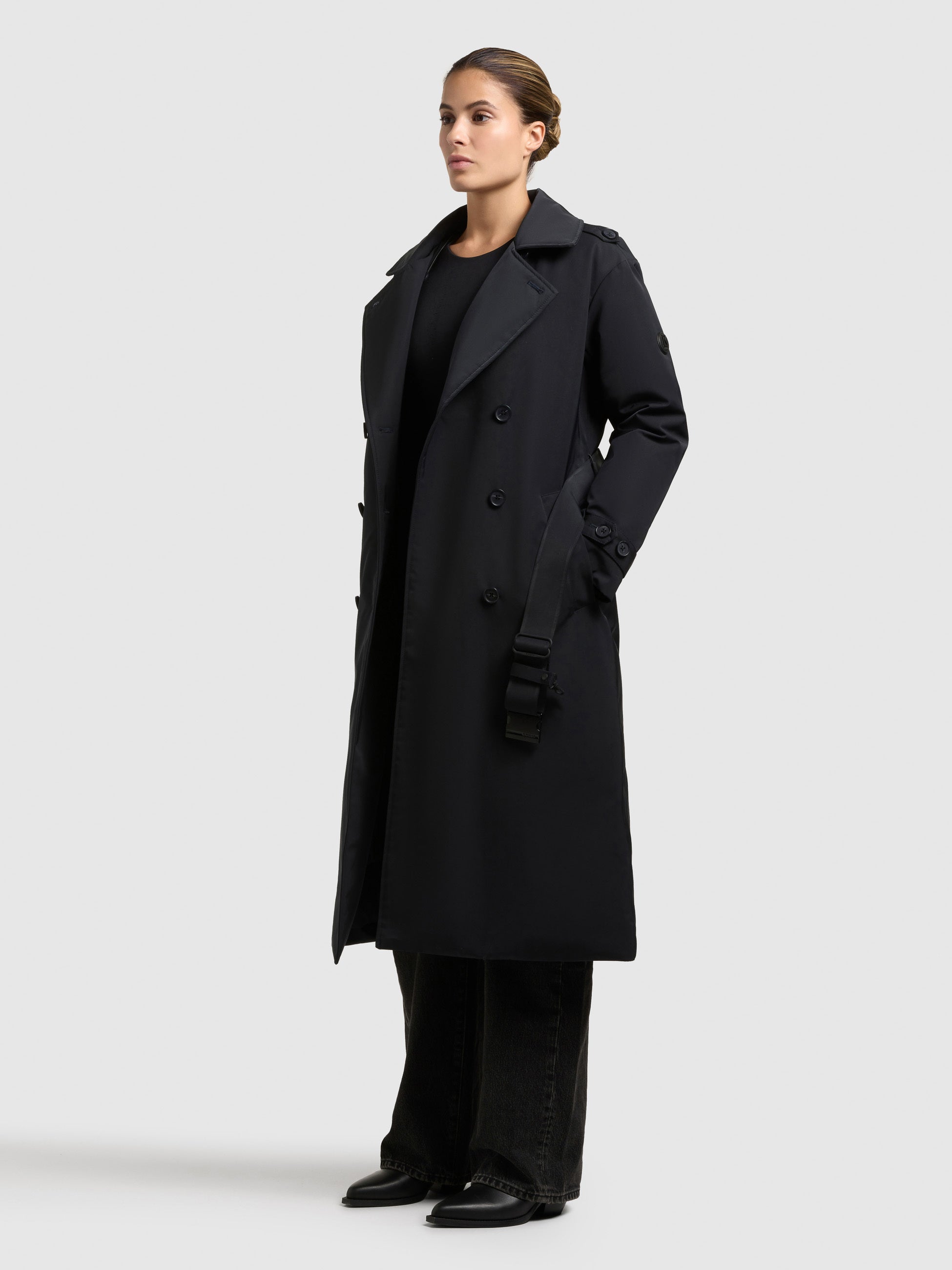 khujo-mantel-elena2-port-blue-trenchcoat-damen-knielang-mit-g-rtel image 6