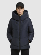 khujo-aless-damen-winterjacke-dunkelblau image 4