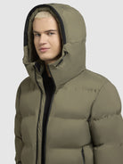 khujo-silas2-damen-winterjacke-light-olive-wattiert-mit-kapuze image 7