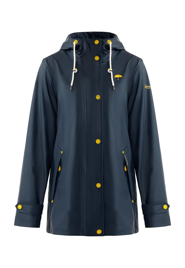 schmuddelwedda-damen-regenjacke-mit-rei-verschluss-und-druckknopfleiste-wasserdi image 1