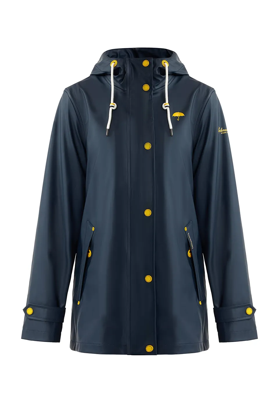 schmuddelwedda-damen-regenjacke-mit-rei-verschluss-und-druckknopfleiste-wasserdi image 1
