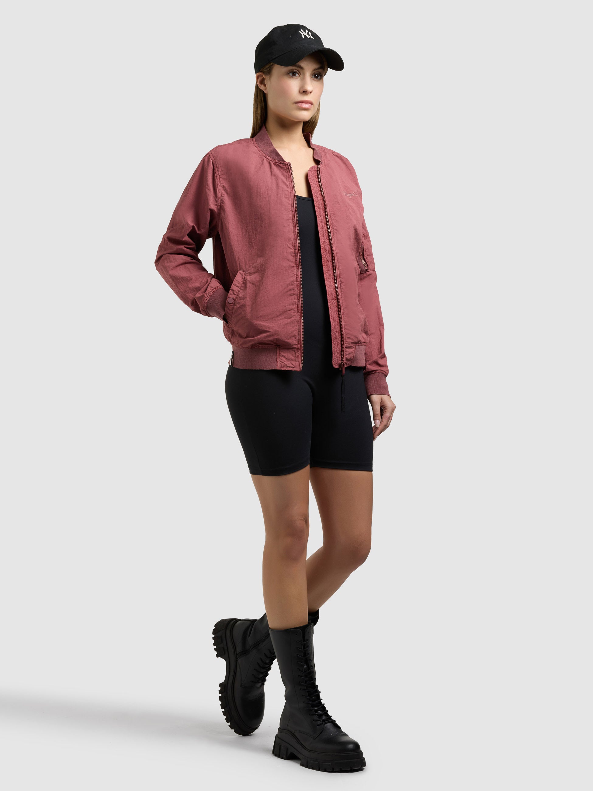 khujo-denz-bomberjacke-fuchsia-blouson-ungef-ttert-f-r-damen image 6