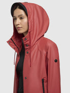 khujo-liede-damen-kurzmantel-regenjacke-pale-red image 7