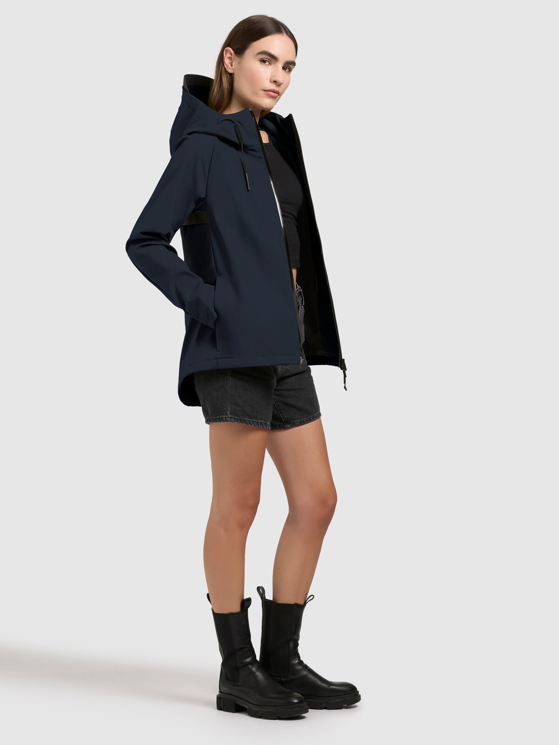 khujo-woom-regenjacke-f-r-damen-dunkelblau image 2