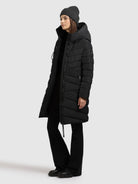 khujo-mantel-vare-black-kurzer-wattierter-steppmantel-schwarz image 2