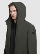 khujo-hamza-damen-jacke-dunkelgr-n-regular-fit-kapuzenjacke image 7