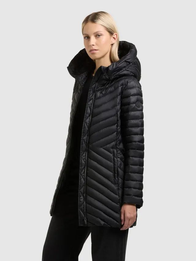 khujo-sola-damen-steppjacke-black-slim-fit-mit-g-rtel image 1