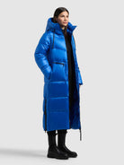 khujo-mantel-tonia-royal-blue-damen-steppmantel image 6