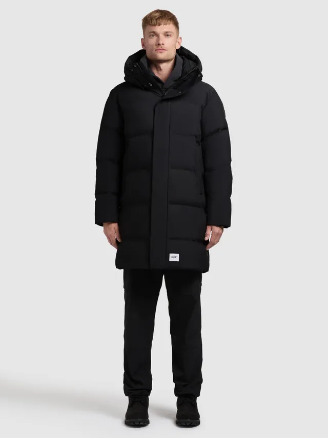 khujo-coat-stank2-black-langer-steppmantel-damen-schwarz image 1