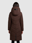 khujo-coat-aribay4-light-dark-brown-lange-steppjacke-mit-strick image 3
