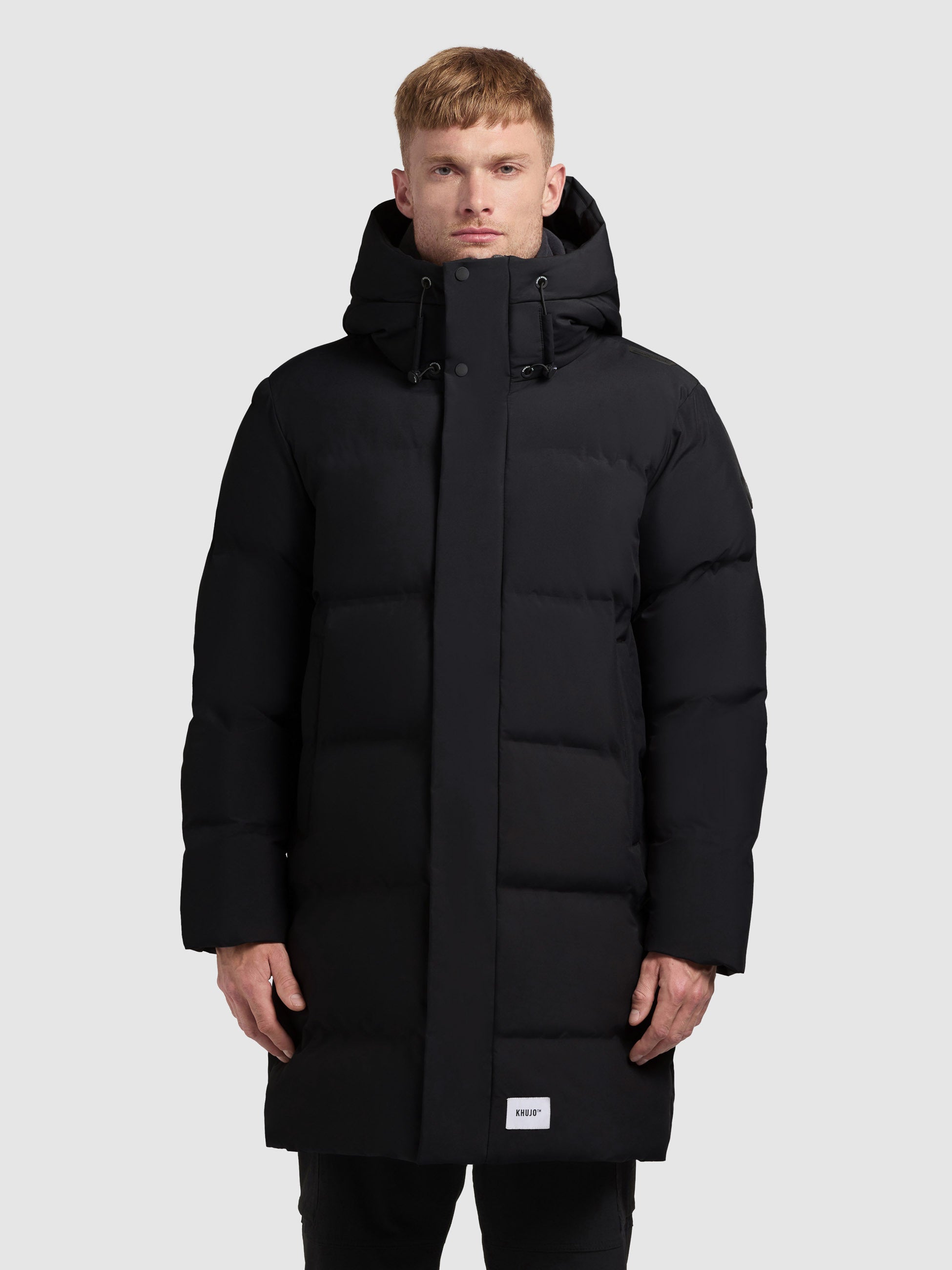 khujo-mantel-stank2-black-langer-steppmantel-mit-hoch-schlie-ender-kapuze image 4