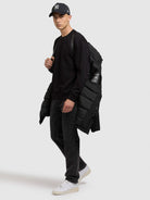 khujo-jacke-can-be-black-warm-wattierter-damen-parka-mit-kapuze image 8