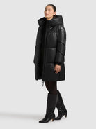 khujo-mantel-lorsa-black-gesteppter-wintermantel-f-r-damen image 2