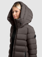 khujo-nekar2-damen-coat-graphite-gray-stepp-kurzmantel image 7
