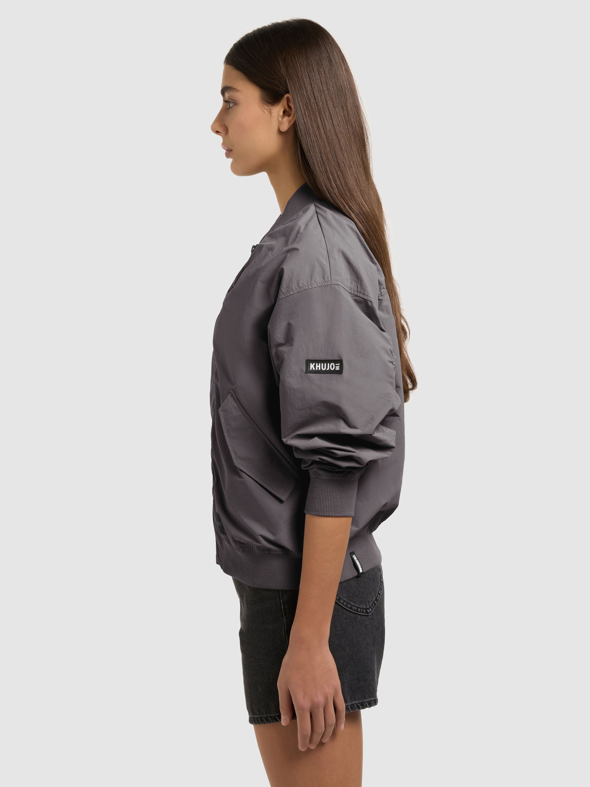 khujo-facee-damen-blouson-slate-grey-mit-tasche-h-ftlang-bomberjacke image 8