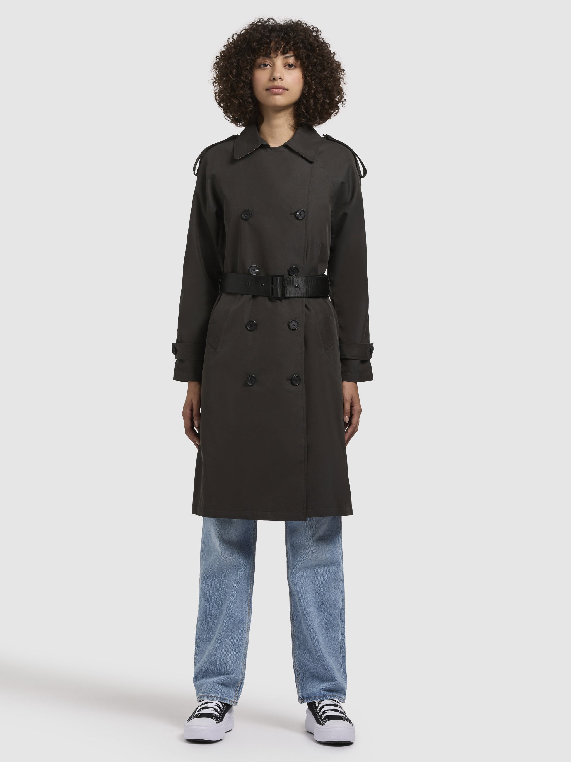 khujo-mantel-rula-dunkelgrau-trenchcoat-kurzmantel-damen-mit-g-rtel image 6