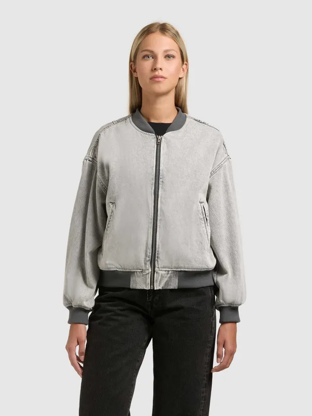 khujo-sissi-grey-acid-bomberjacke-damen-blouson image 1