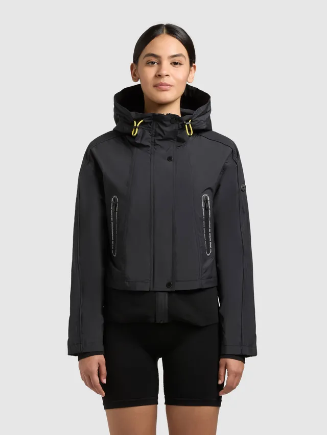 khujo-jacke-amelia-black-damen-windbreaker image 1