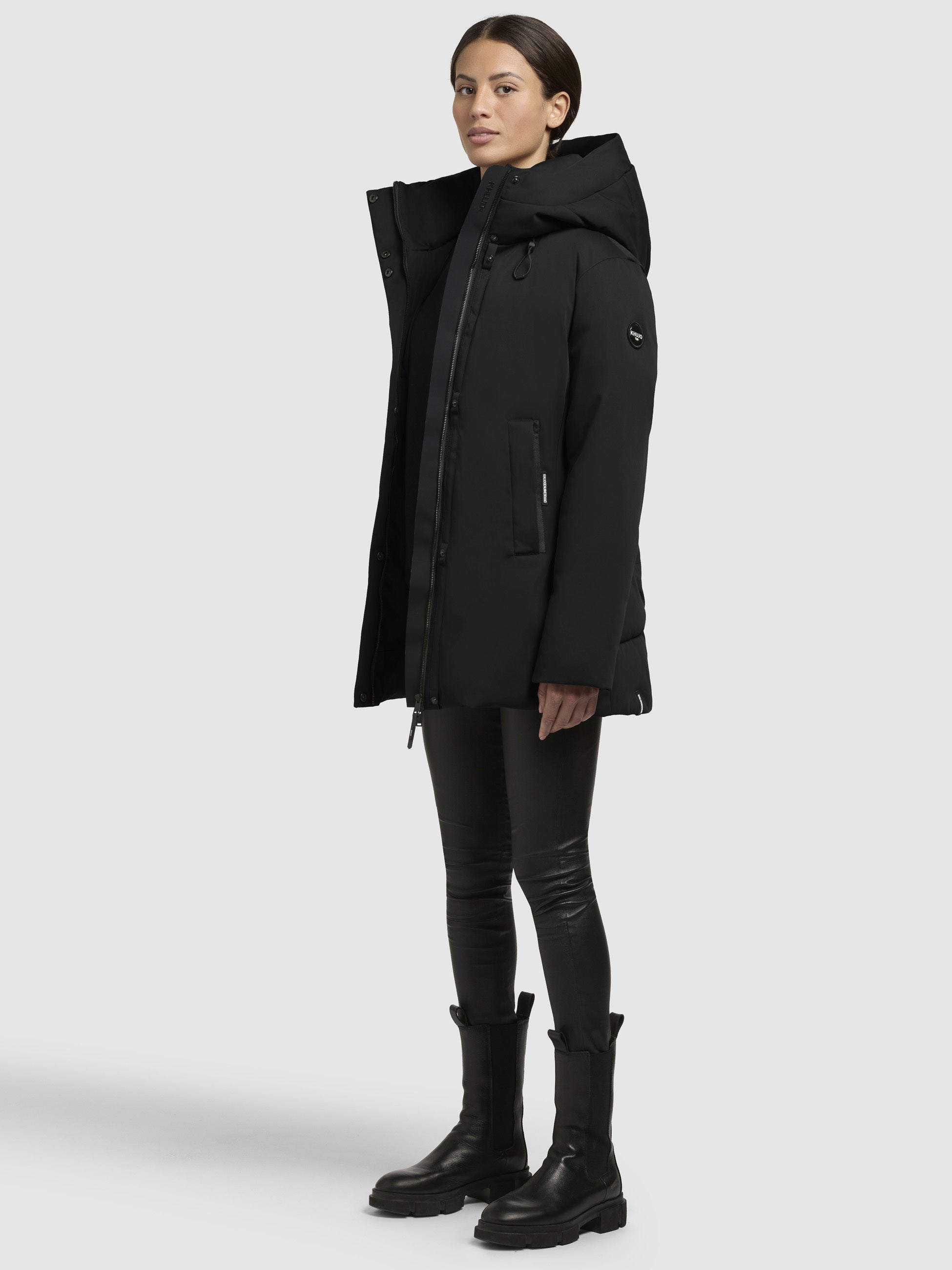 khujo-jacke-palla-schwarz-winterjacke-h-ftlang-wattiert image 2