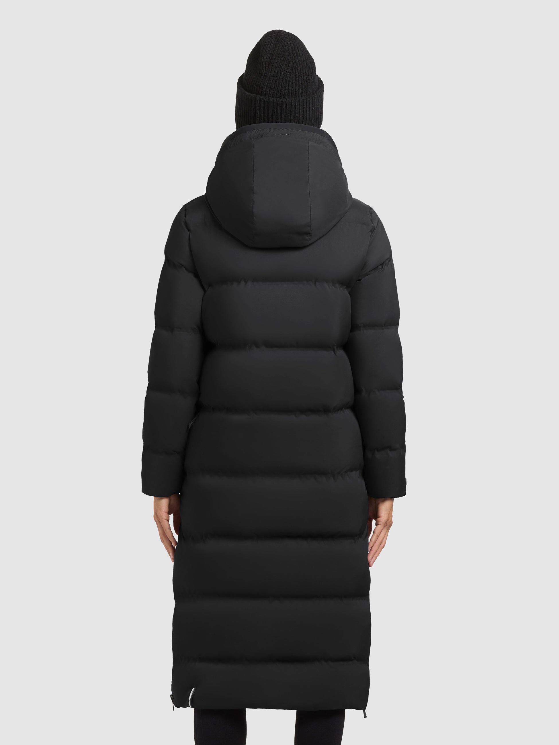 khujo-larea3-damen-mantel-langer-wintermantel-black image 3