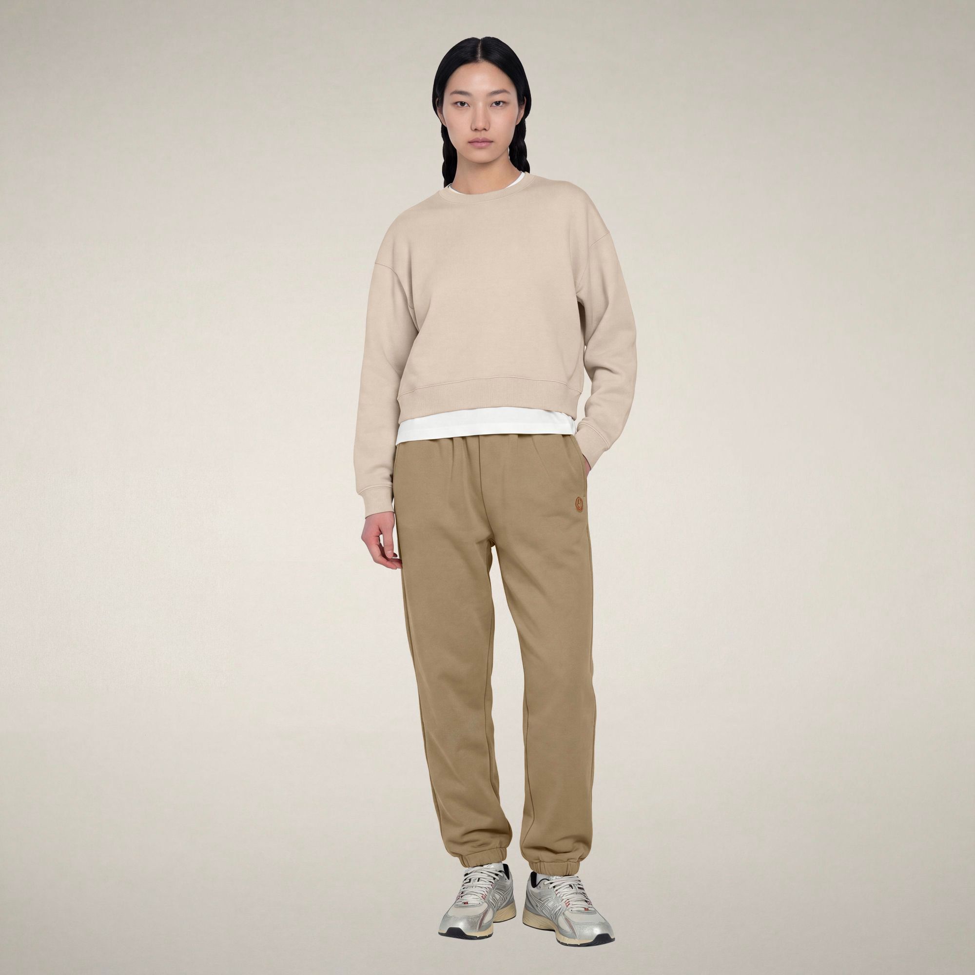 save-the-duck-hiroko-damen-hose-beige-biscotto image 1