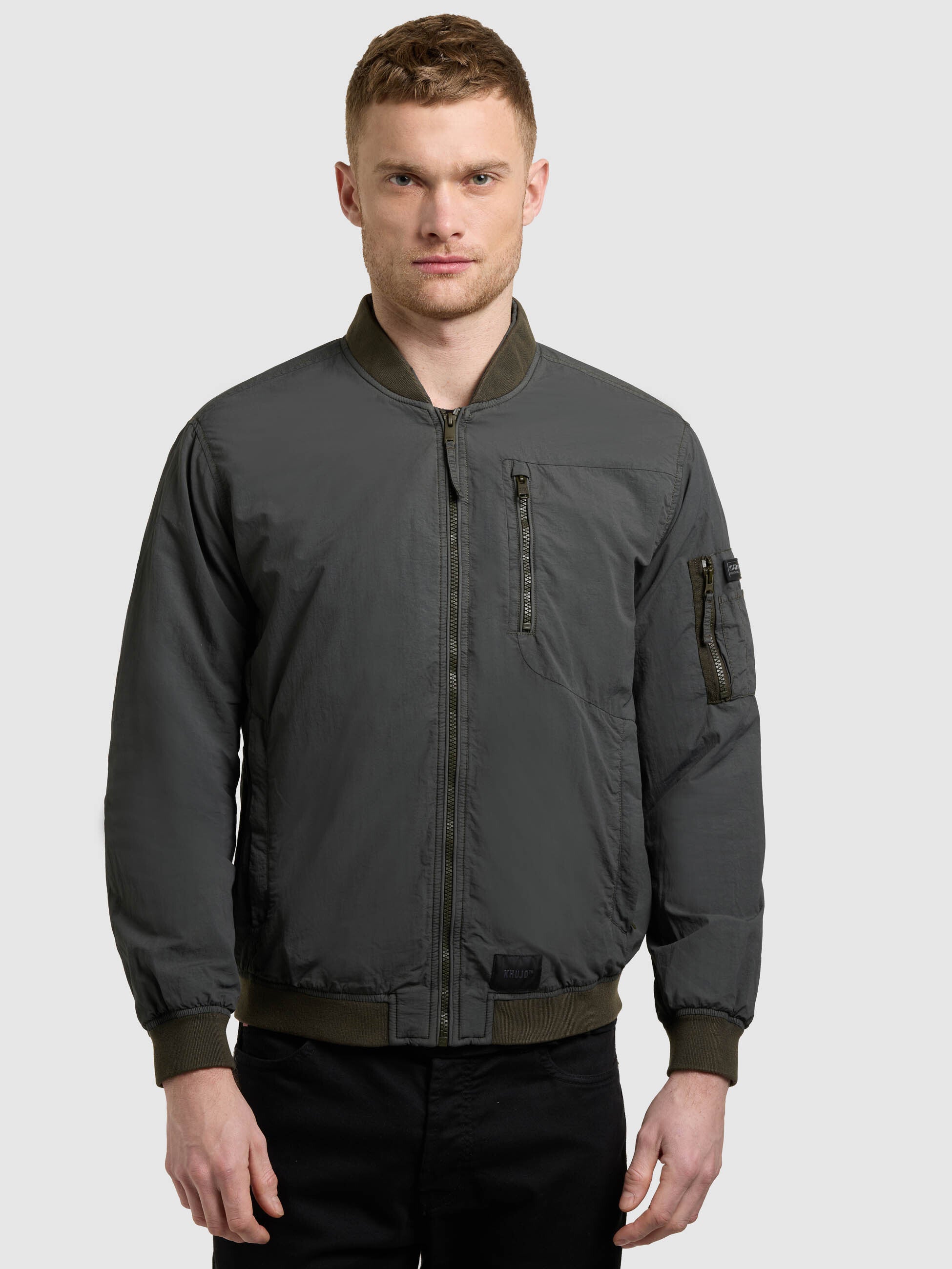 khujo-ibe-blousonjacke-hazy-teal-green image 7