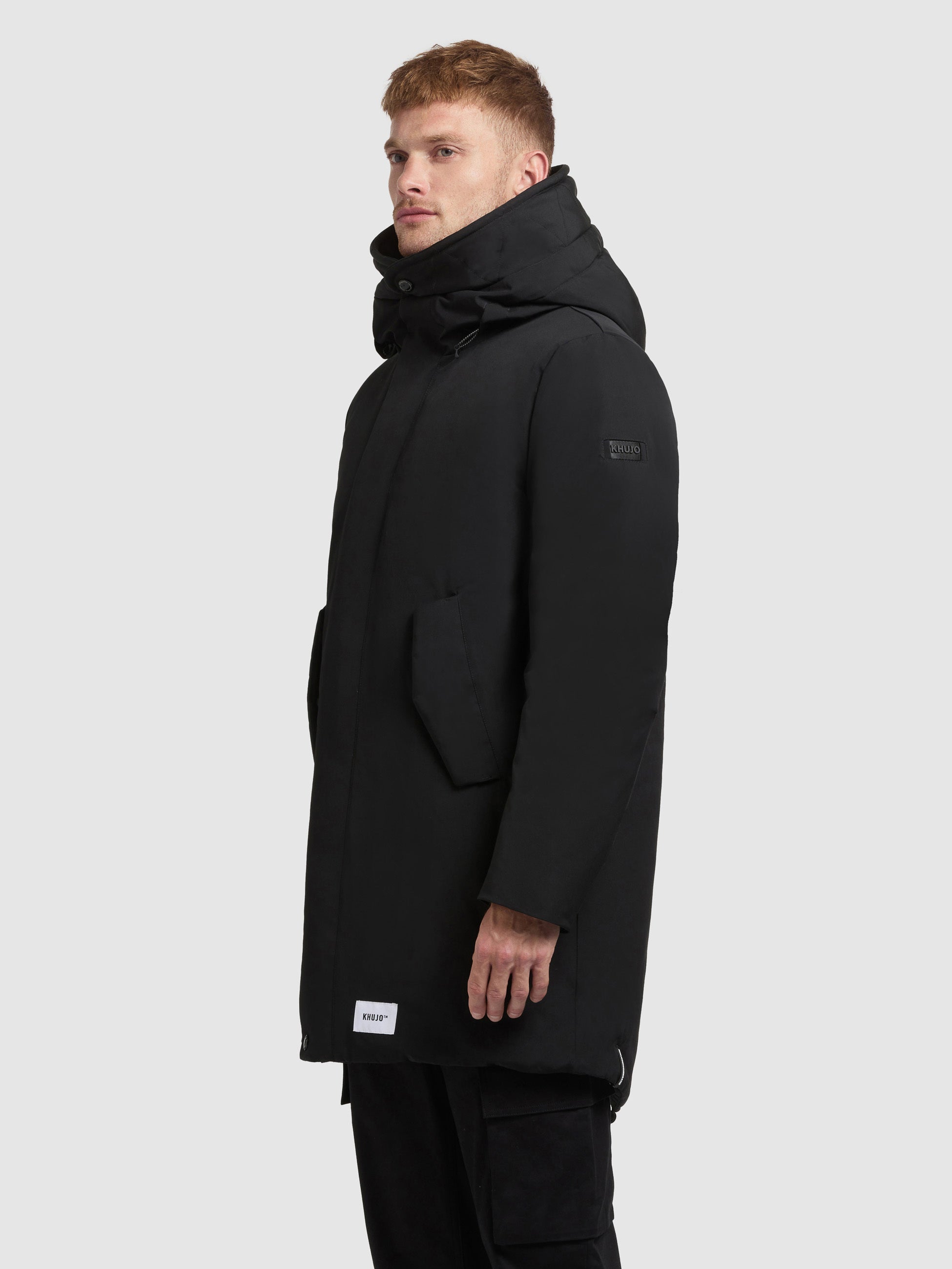 khujo-hiro-damen-kurzmantel-black-wintermantel-mit-kapuze image 5
